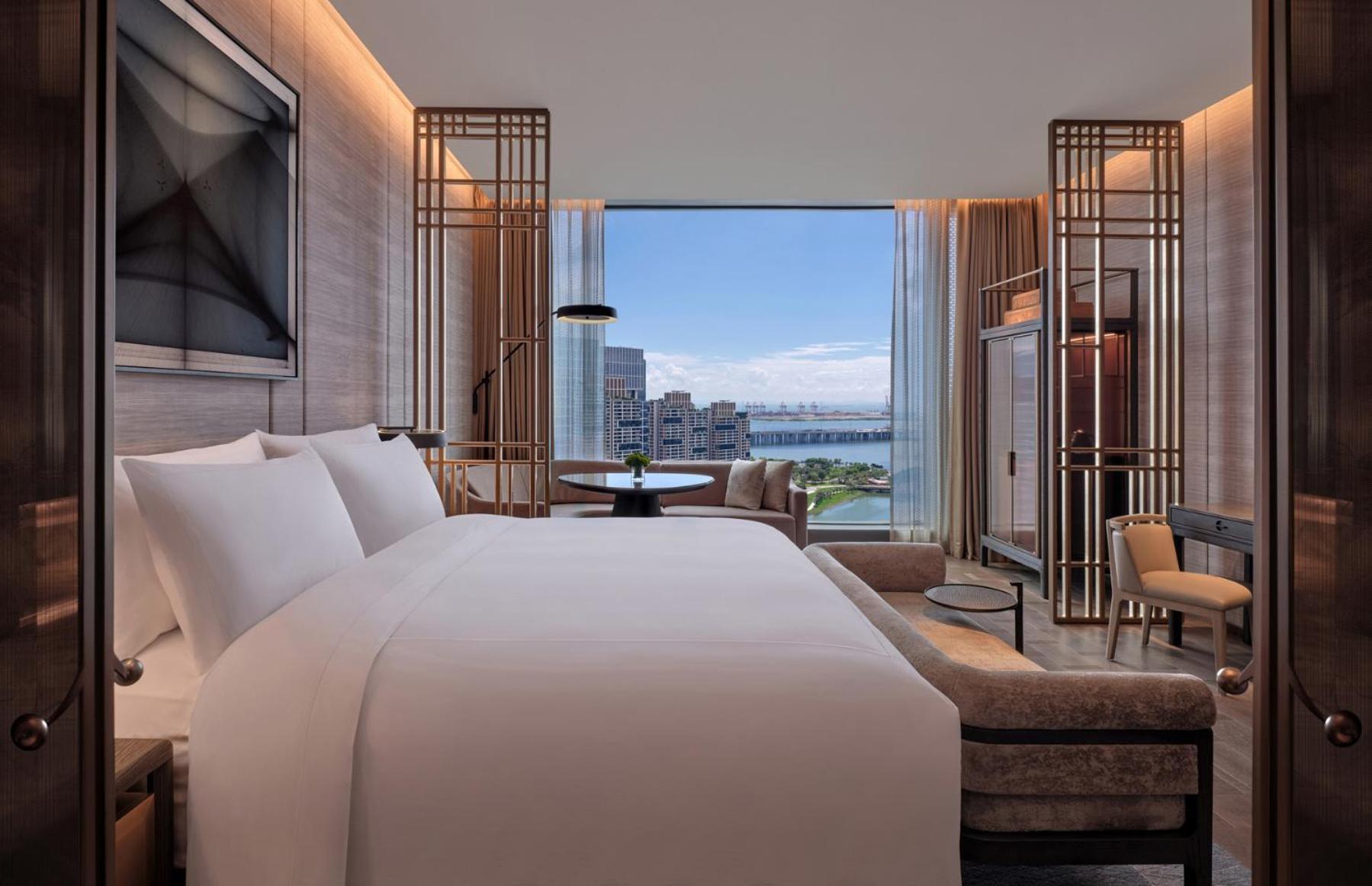 Conrad Shenzhen, The First Art Museum Hotel In Greater Bay Area With The Stunning Bay And Sunset View In The Hotel Terrace エクステリア 写真