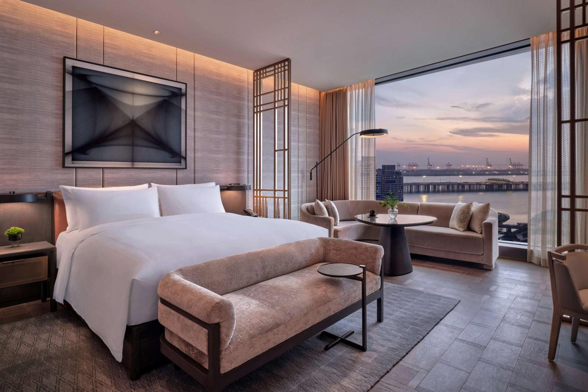 Conrad Shenzhen, The First Art Museum Hotel In Greater Bay Area With The Stunning Bay And Sunset View In The Hotel Terrace エクステリア 写真
