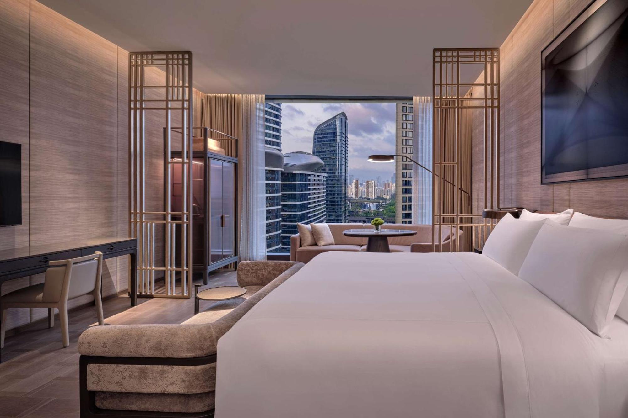 Conrad Shenzhen, The First Art Museum Hotel In Greater Bay Area With The Stunning Bay And Sunset View In The Hotel Terrace エクステリア 写真