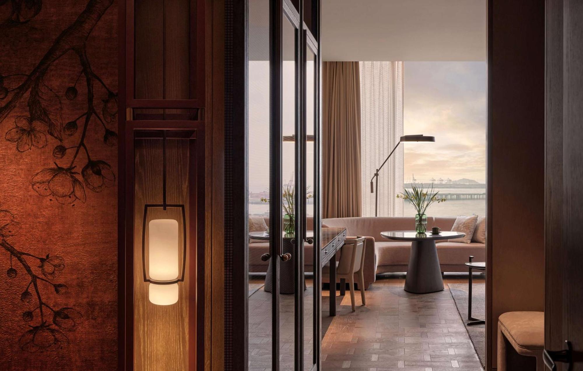 Conrad Shenzhen, The First Art Museum Hotel In Greater Bay Area With The Stunning Bay And Sunset View In The Hotel Terrace エクステリア 写真