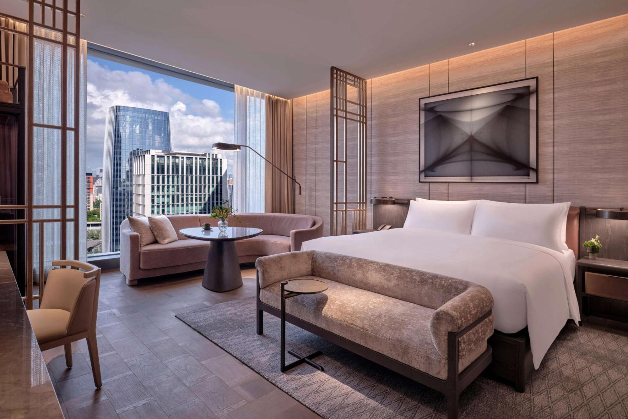 Conrad Shenzhen, The First Art Museum Hotel In Greater Bay Area With The Stunning Bay And Sunset View In The Hotel Terrace エクステリア 写真