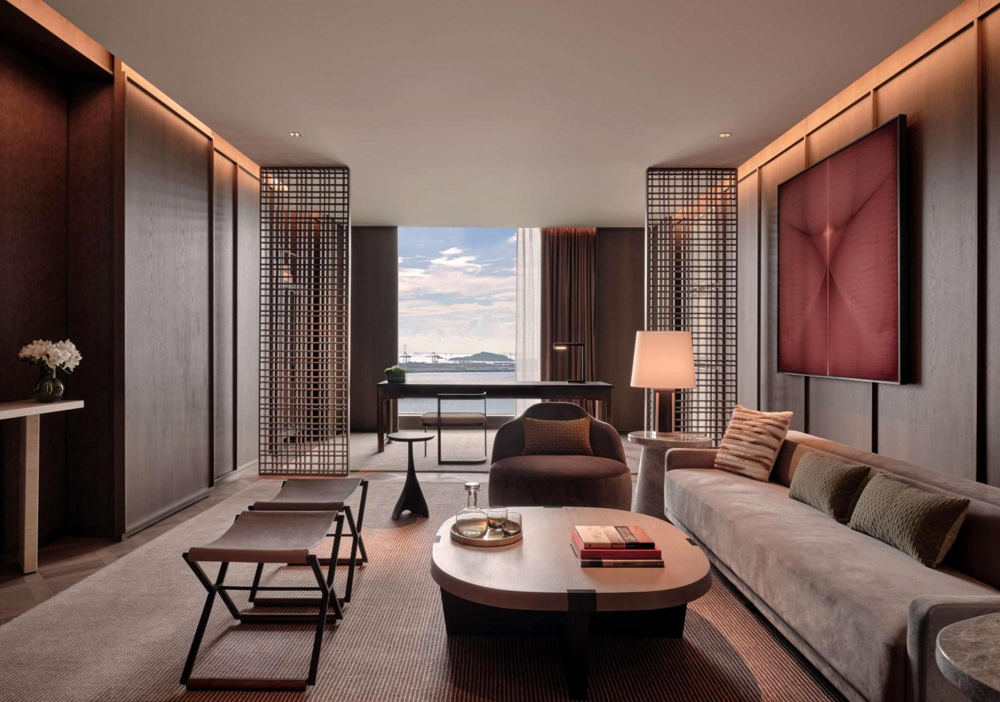 Conrad Shenzhen, The First Art Museum Hotel In Greater Bay Area With The Stunning Bay And Sunset View In The Hotel Terrace エクステリア 写真