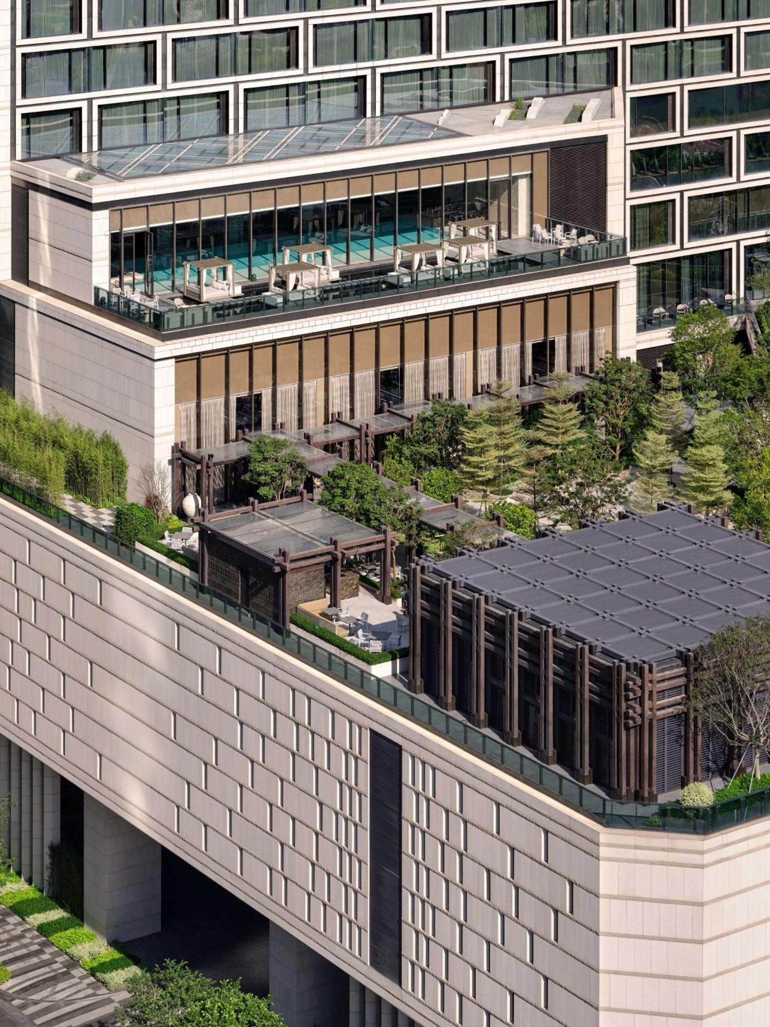 Conrad Shenzhen, The First Art Museum Hotel In Greater Bay Area With The Stunning Bay And Sunset View In The Hotel Terrace エクステリア 写真