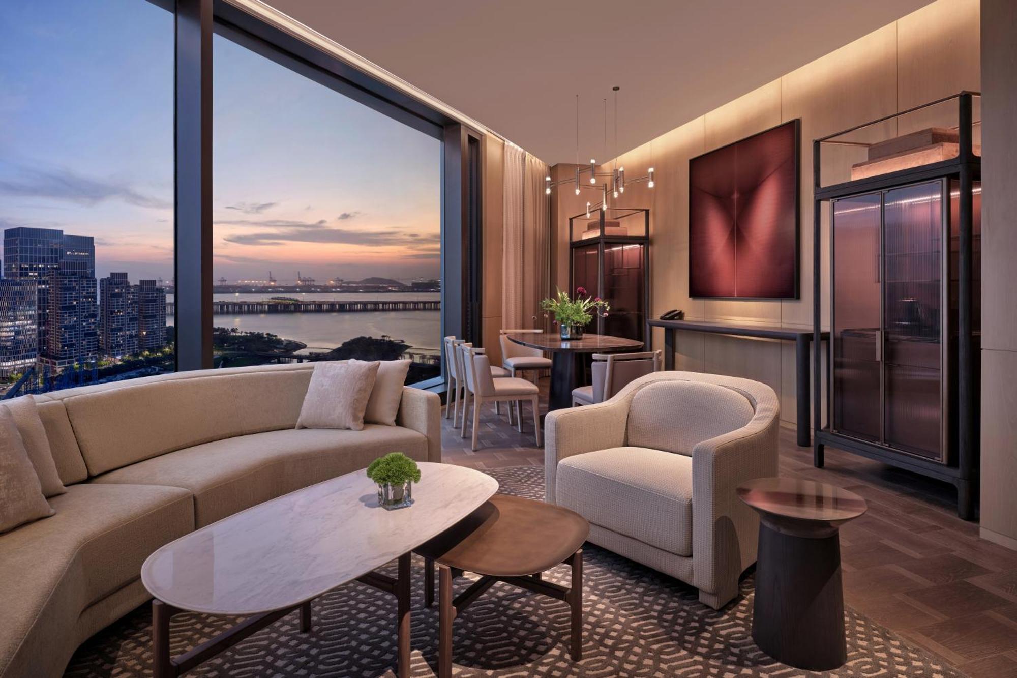 Conrad Shenzhen, The First Art Museum Hotel In Greater Bay Area With The Stunning Bay And Sunset View In The Hotel Terrace エクステリア 写真